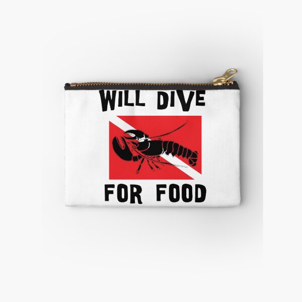 Item preview, Scuba "Will Dive For Food" designed and sold by SportsT-Shirts.