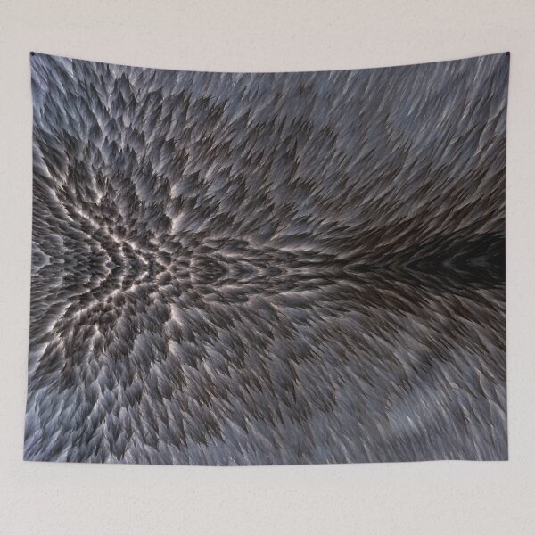 Item preview, Dark Faux Fur Winter Warm Texture  designed and sold by Bebichic.