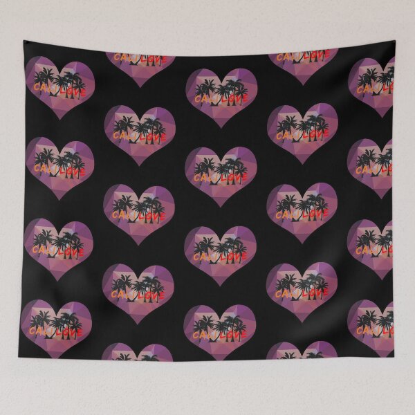 Item preview, California Love Palms Heart designed and sold by Bebichic.