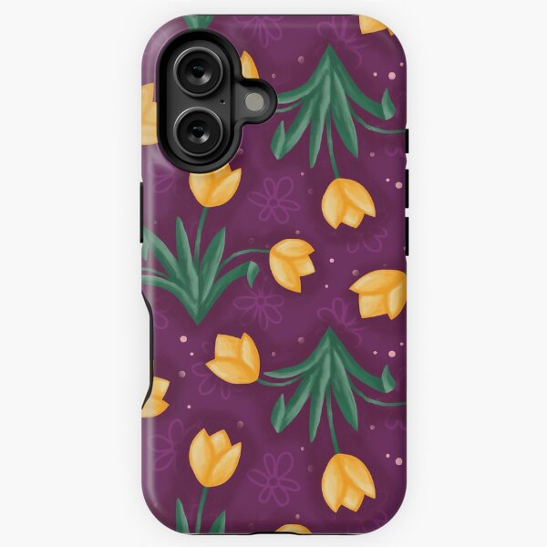 Dutch Tulips in Purple iPhone Tough Case