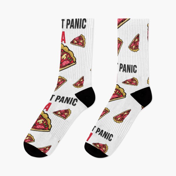 Item preview, Dont Panic Eat Pizza Cartoon designed and sold by Bebichic.