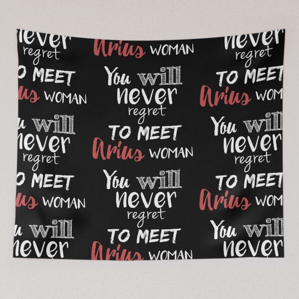 Item preview, Arius WOMAN Never regret Astrology Zodiac Quote designed and sold by Bebichic.