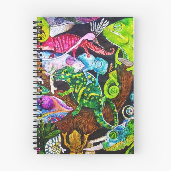 Item preview, Chamaleons designed and sold by Grisel Illustrations.