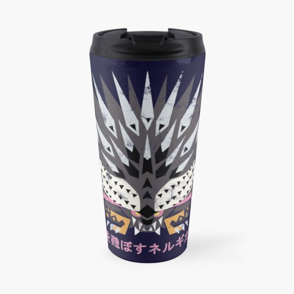 Monster Hunter World Iceborne Ruiner Nergigante Kanji Travel Mug
