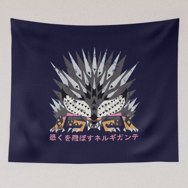 Item preview, Monster Hunter World Iceborne Ruiner Nergigante Kanji designed and sold by StebopDesigns.