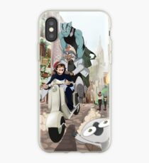 Kekkai Sensen - Leonardo, Zapp and Zed on vespa iPhone Case