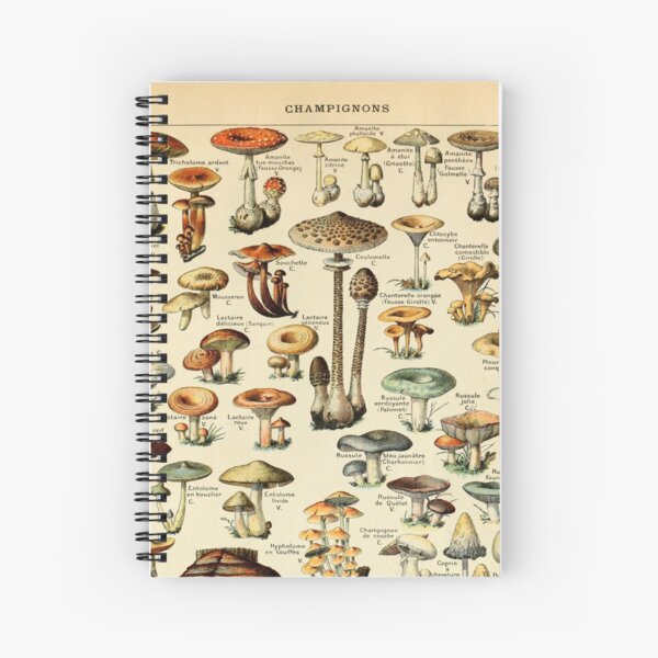 Mushrooms Spiral Notebook