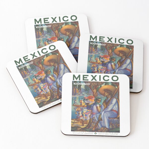 Item preview, VINTAGE MEXICO TRAVEL Poster, Mexico Mexican Travel Art Poster or Canvas Print, Vintage Travel Posters designed and sold by 12thStFactory.
