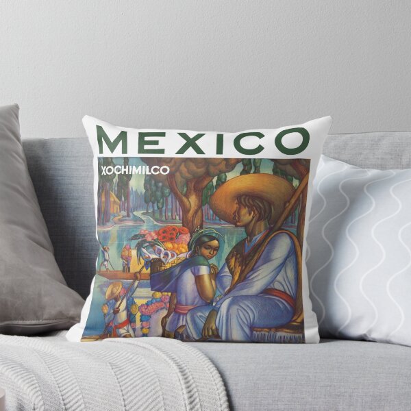 Item preview, VINTAGE MEXICO TRAVEL Poster, Mexico Mexican Travel Art Poster or Canvas Print, Vintage Travel Posters designed and sold by 12thStFactory.