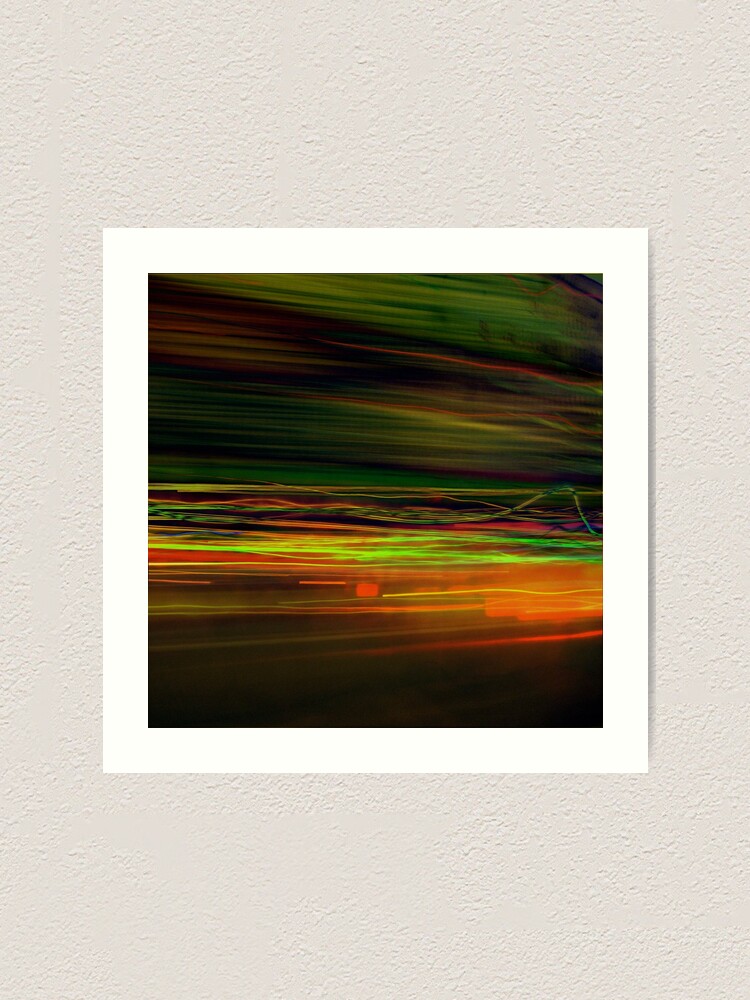 Alternate view of Fast Stripes Art Print