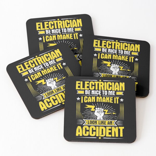 Item preview, Electrician Sparky Electrical Worker Accident Gift designed and sold by Krautshirts.