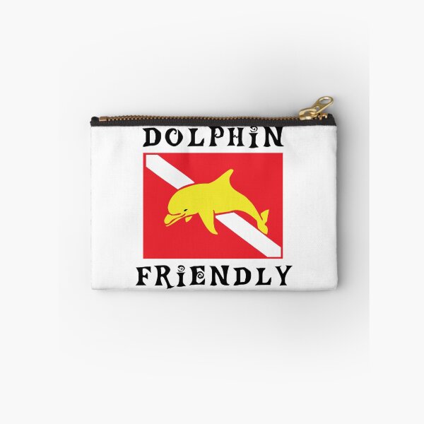 Item preview, Dolphin Friendly SCUBA  Flag designed and sold by SportsT-Shirts.