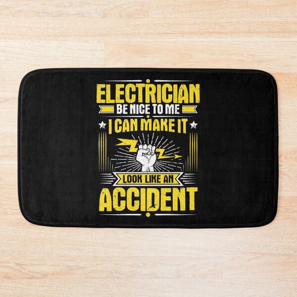 Item preview, Electrician Sparky Electrical Worker Accident Gift designed and sold by Krautshirts.