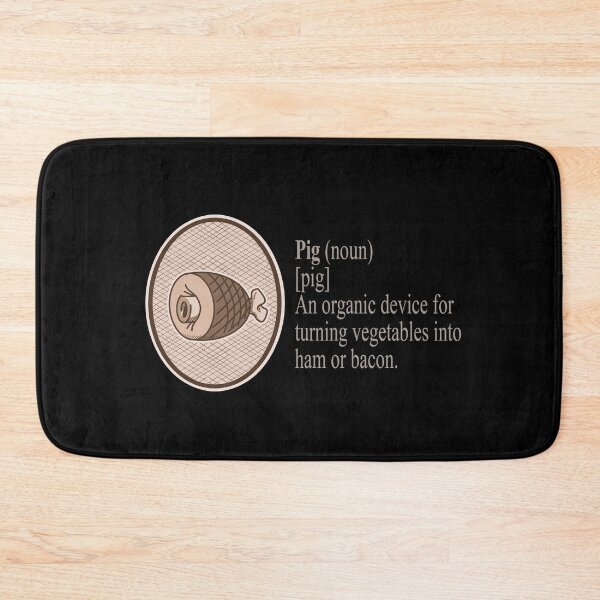 Item preview, Dictionary Definition of a Pig Funny vocabulary meaning. designed and sold by Merch-Tees.