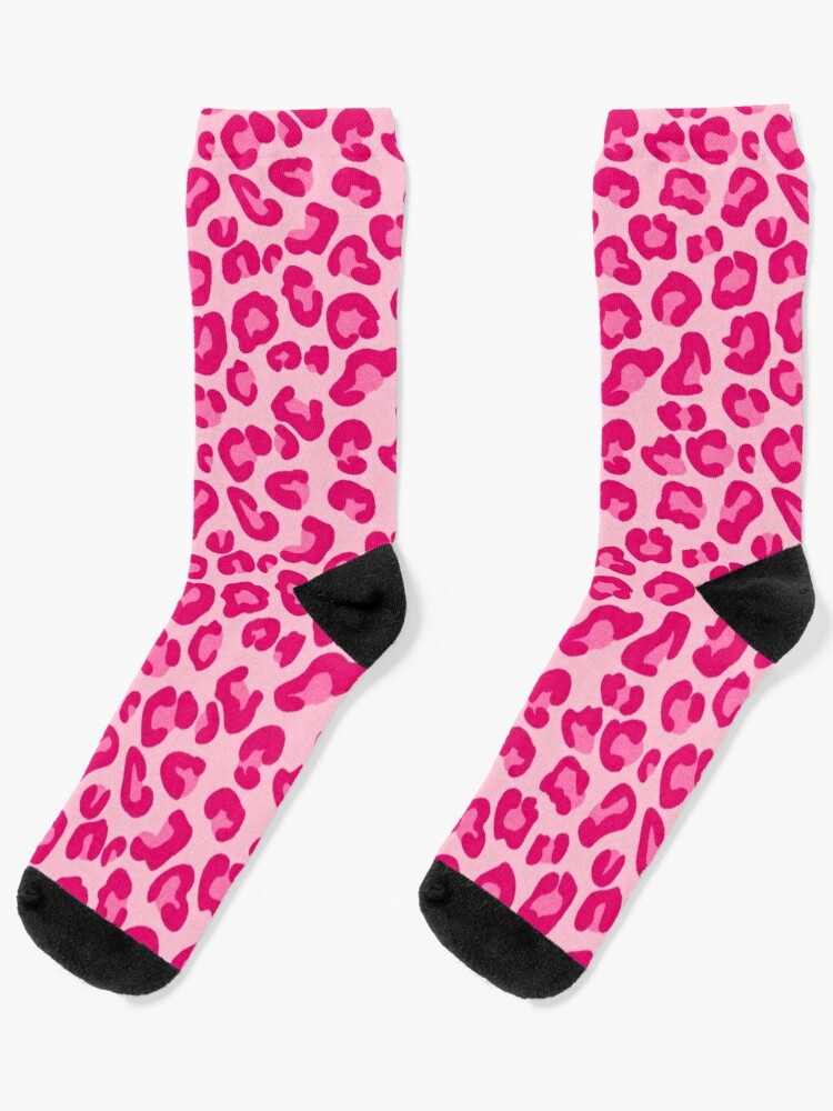 Leopard Print in Pastel Pink, Hot Pink and Fuchsia  Leggings for Sale by  Marymarice