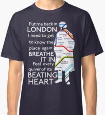 London Underground Map Sherlock Classic T-Shirt