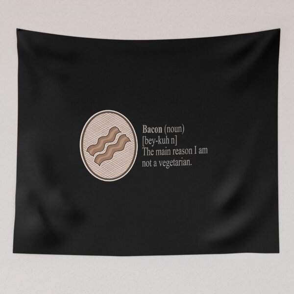 Item preview, Dictionary Definition of Bacon- Funny vocabulary meaning. designed and sold by Merch-Tees.