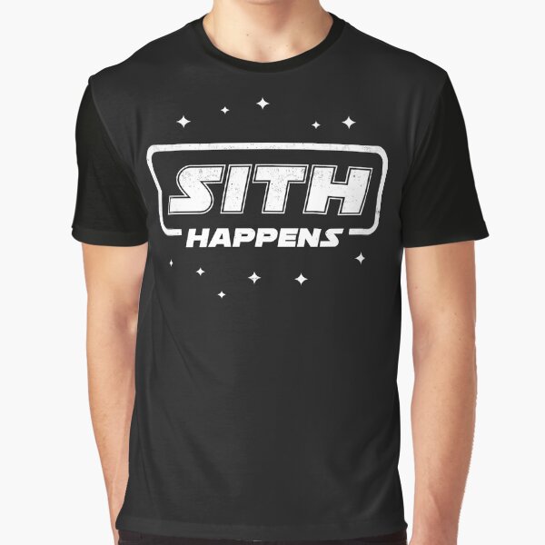 Vista previa del artículo con la obra «Sith sucede», diseñado y vendido por boldshirts.