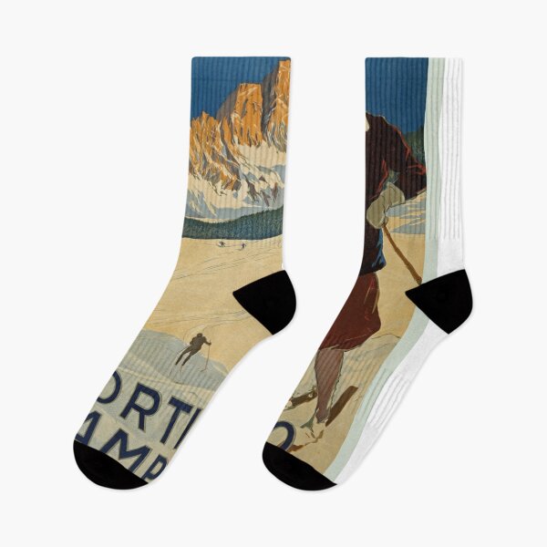 Item preview, Vintage Italian skiing poster designed and sold by Vintage Designs +.