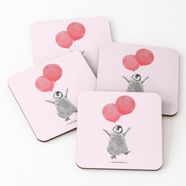 Item preview, Flying Baby Penguin in Pink designed and sold by bignosework.