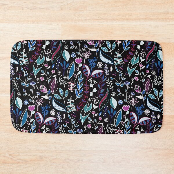 Item preview, Vibrant Midnight Nature Doodle designed and sold by TigaTiga.