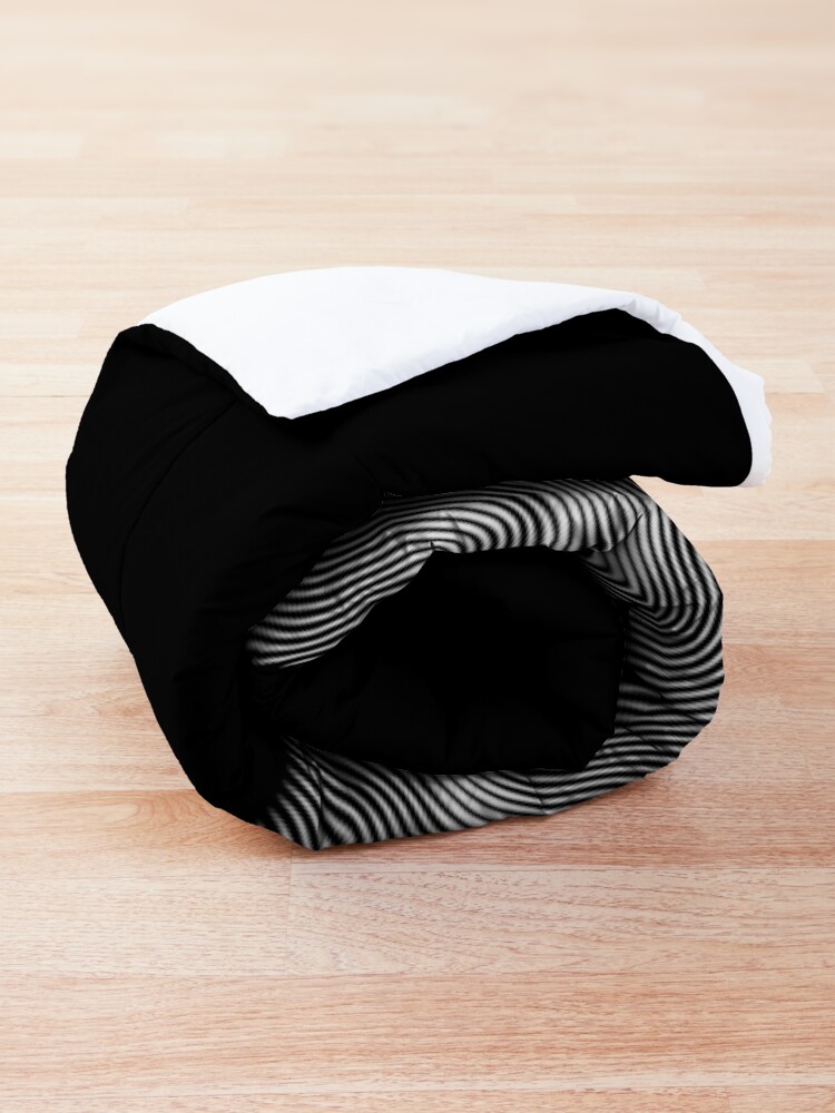 Alternate view of nothing is real Comforter