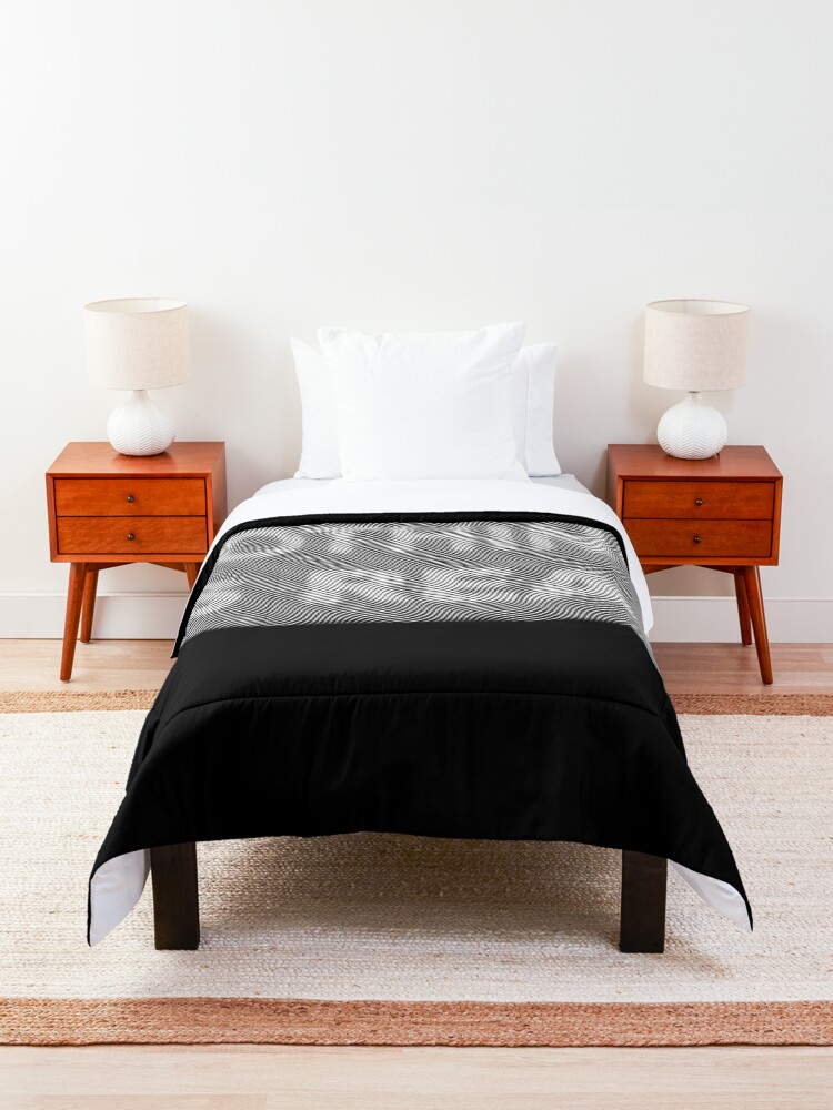 Alternate view of nothing is real Comforter