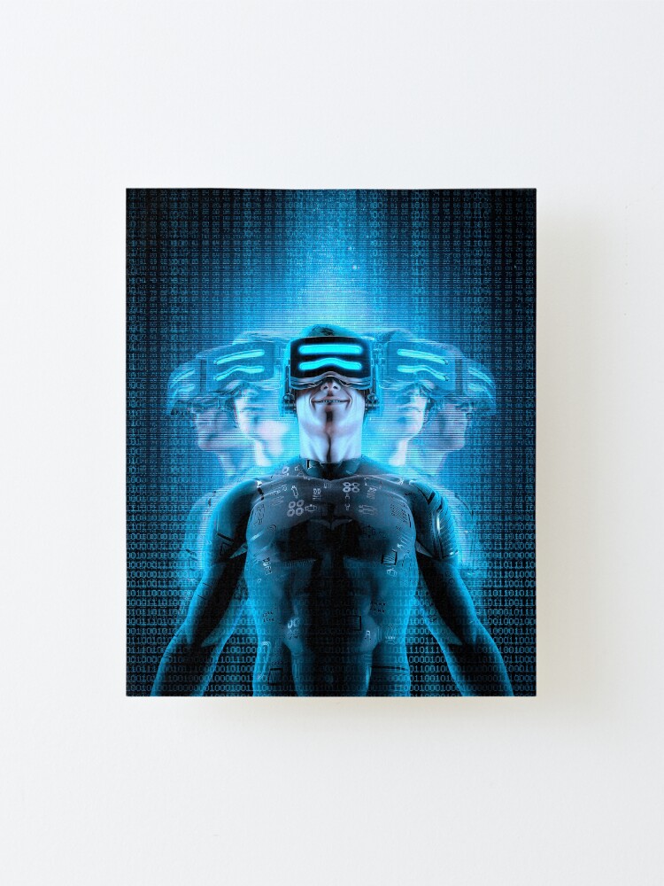 Alternate view of Infinite Gamer Mounted Print