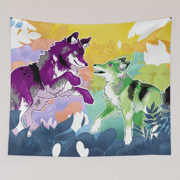 Item preview, Aro/Ace Wolf Dance designed and sold by FirbetMakes.