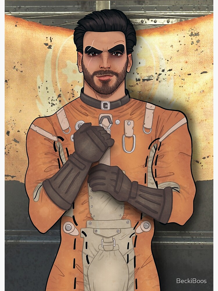 "Paladin Danse" Poster by BeckiBoos | Redbubble