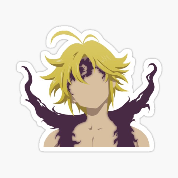 meliodas minimalist Sticker