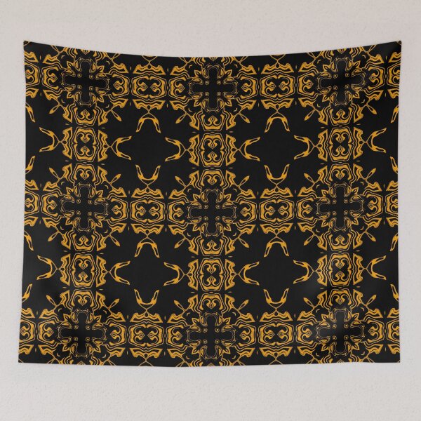 Item preview, Monochrome Orange Mosaic, Pattern 1, by Bennydoscope designed and sold by Bennydoscope.