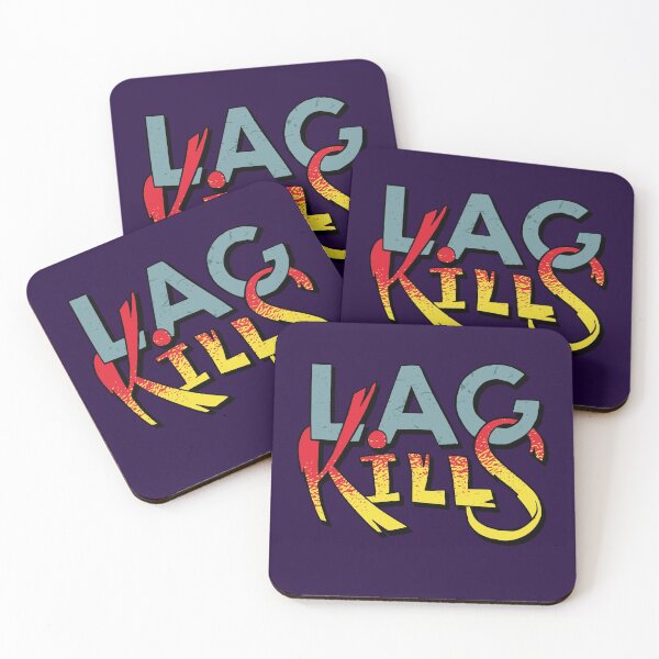 Item preview, Gaming joke with Lag Kills quote designed and sold by FFelder.