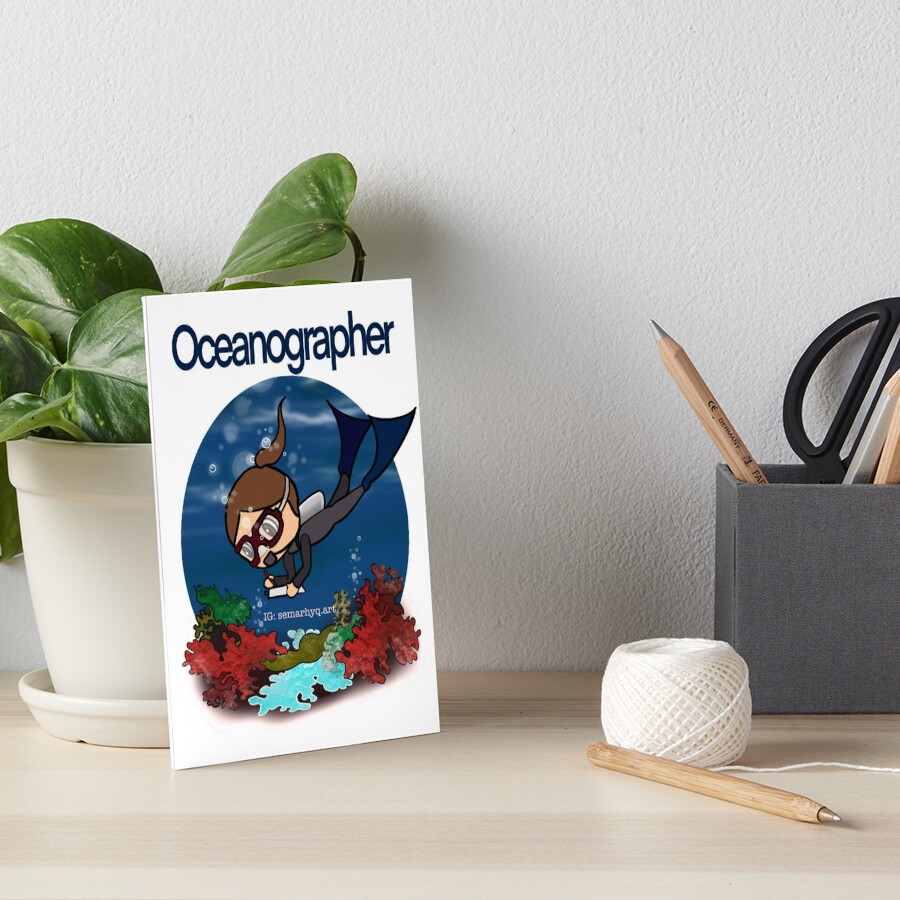 Oceanographer Art Board Print