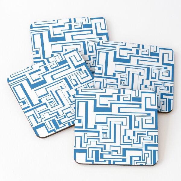 Item preview, Blue Maze digital art  designed and sold by maiawright-art.
