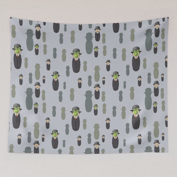 Item preview, Magritte pattern designed and sold by Pendientera.