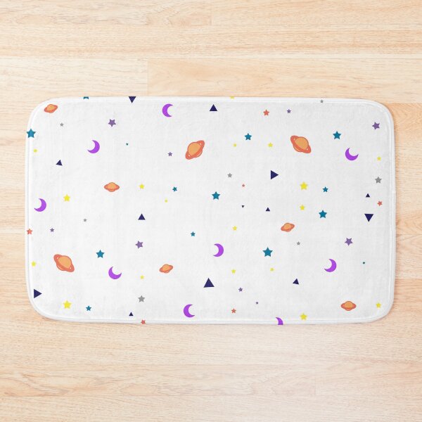 Item preview, Univers Cool Pattern Stars Planet Space Clear White designed and sold by Bebichic.