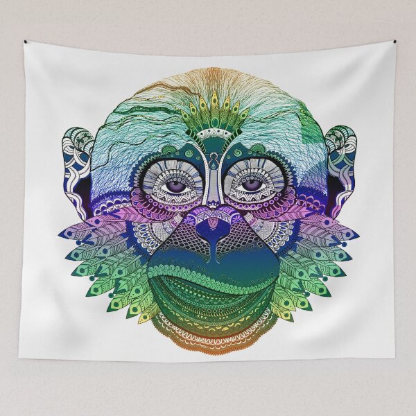 Item preview, MONKEY COLLECTION DEGRADE RAINBOW designed and sold by Bebichic.