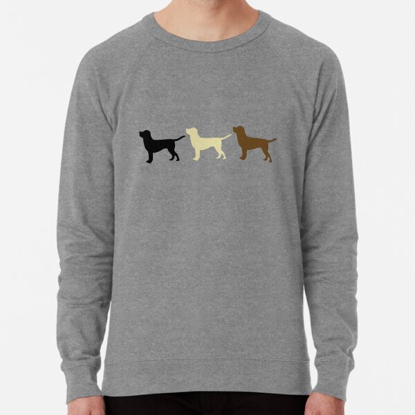 yellow black dog sweatshirt