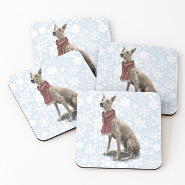 Item preview, Ruby the Christmas Greyhound designed and sold by Elspeth Rose Design.