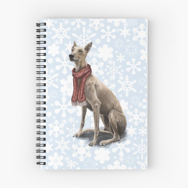 Item preview, Ruby the Christmas Greyhound designed and sold by Elspeth Rose Design.