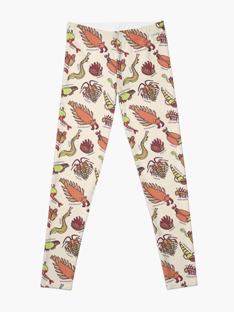 Alternate view of Cambrian Critters Leggings