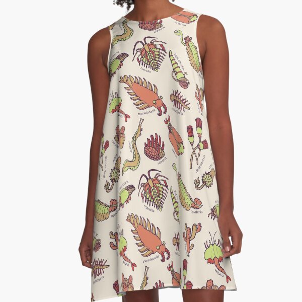 Cambrian Critters A-Line Dress