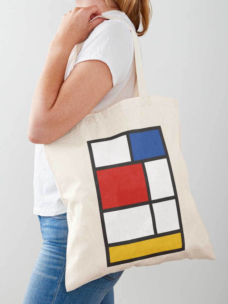 Large Geo Cotton Canvas Tote Bag - Groovy Girl Gifts