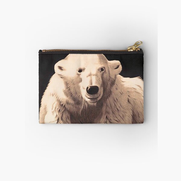 Item preview, Polar Bear At German Zoo Vintage Animal Illustration  designed and sold by vintagevivian.