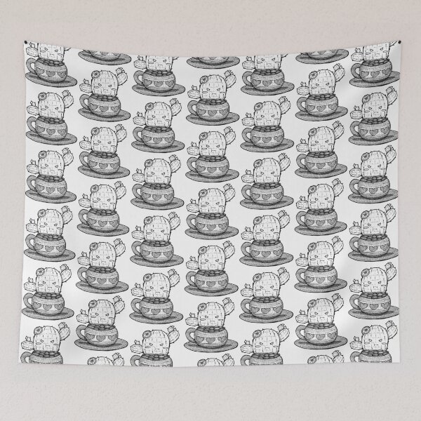 Item preview, Cute Pouting Pickly Pear Line Art designed and sold by ZaryaKiqo.