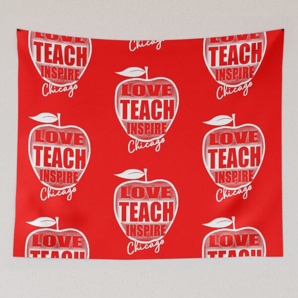 Item preview, Chicago Teachers Support Apple designed and sold by RiffXS.