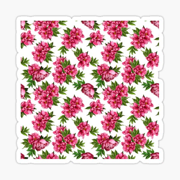 Aperçu de l'œuvre Aquarelle Rose Pion créée et vendue par orsinha.