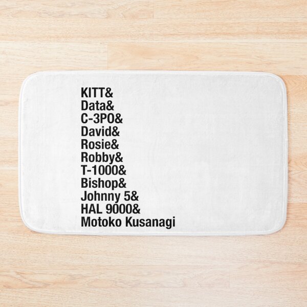 Item preview, Famous Fictional Robots List designed and sold by azule1.