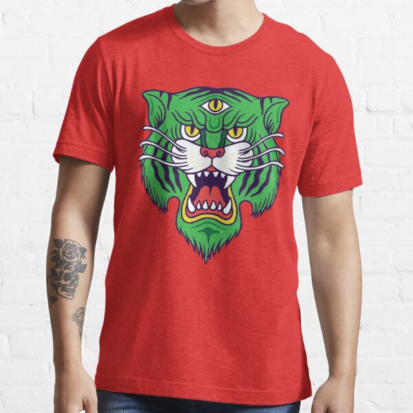 Essential Screen Printing Third Eye Detroit Tigers T-Shirt L